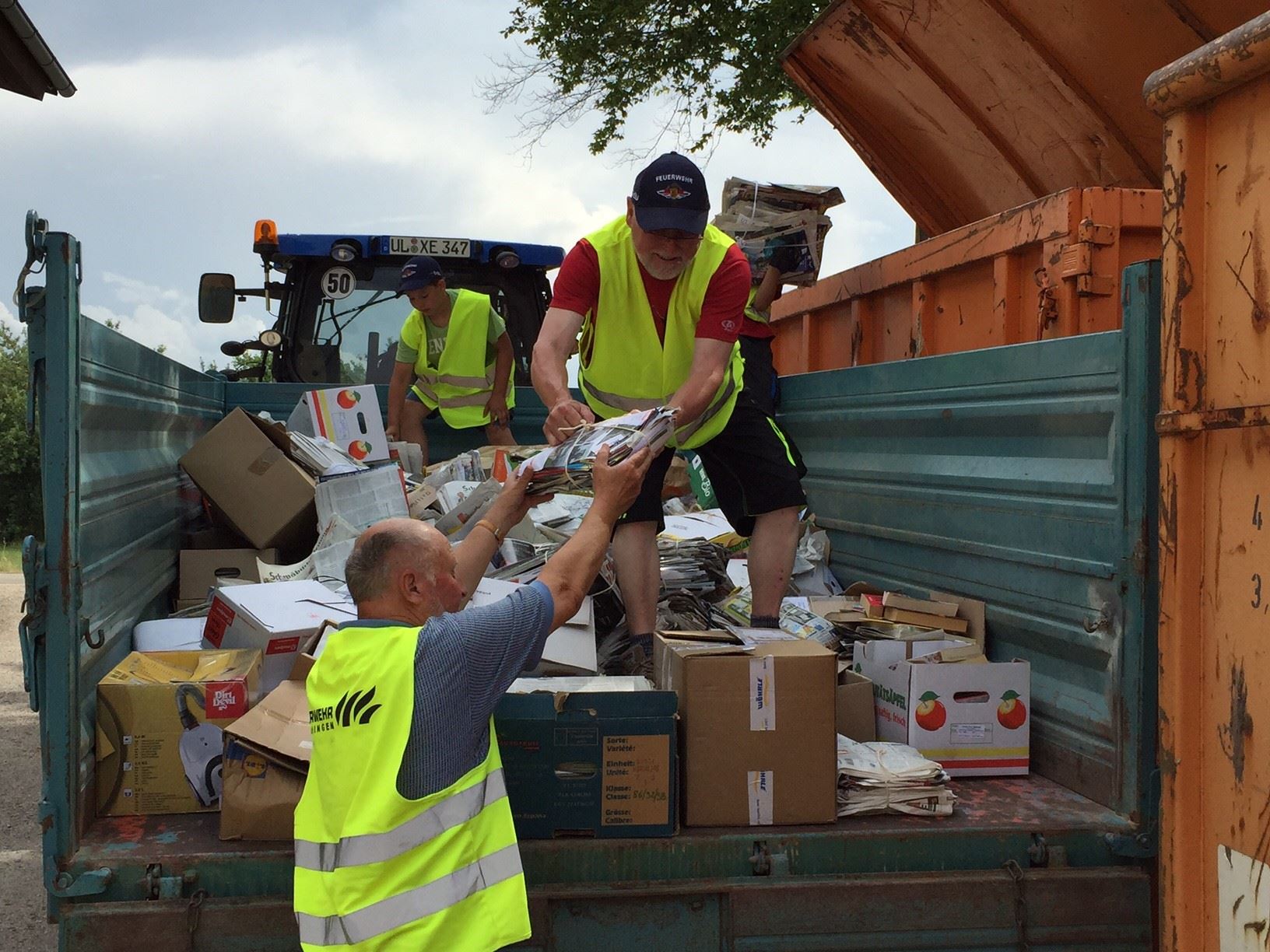 Altpapiersammlung eine Ära geht zu Ende